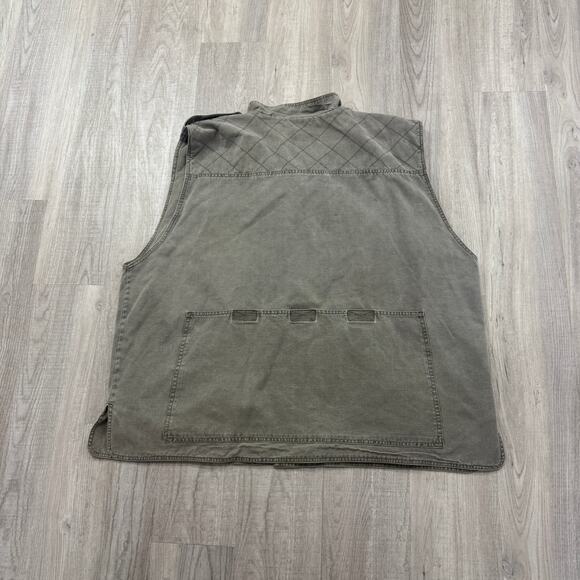 Vintage Gander Mountain Fishing Vest Men's 2XL XXL Green Outdoors Pockets Hiking - Picture 7 of 9